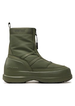 Moon Boot Śniegowce Luna Zip Boot 80D2480010 Khaki ze sklepu MODIVO w kategorii Buty zimowe męskie - zdjęcie 182667169