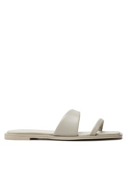 Calvin Klein Klapki Flat Slide Lth HW0HW02071 Beżowy ze sklepu MODIVO w kategorii Klapki damskie - zdjęcie 182667387