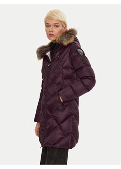 Blauer Kurtka puchowa 24WBLDK03052 Bordowy Regular Fit ze sklepu MODIVO w kategorii Kurtki damskie - zdjęcie 182667457