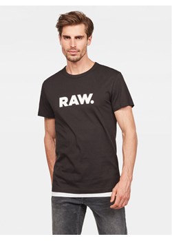 G-Star Raw T-Shirt Holorn D08512-8415 Czarny Regular Fit ze sklepu MODIVO w kategorii T-shirty męskie - zdjęcie 182667555