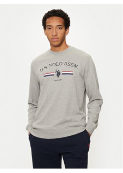 U.S. Polo Assn. Bluza MUP1660 Szary Regular Fit ze sklepu MODIVO w kategorii Bluzy męskie - zdjęcie 182667558