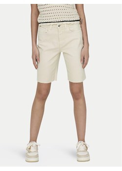 ONLY Szorty jeansowe Emily 15311258 Écru Mom Fit ze sklepu MODIVO w kategorii Szorty - zdjęcie 182667578