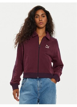 Puma Bluza T7 626797 Fioletowy Relaxed Fit ze sklepu MODIVO w kategorii Bluzy damskie - zdjęcie 182667669