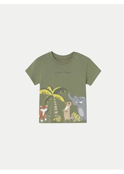 Mayoral T-Shirt 1057 Zielony Regular Fit ze sklepu MODIVO w kategorii Kaftaniki i bluzki - zdjęcie 182667836