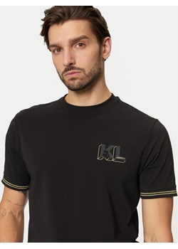 KARL LAGERFELD T-Shirt 755463 551235 Czarny Regular Fit ze sklepu MODIVO w kategorii T-shirty męskie - zdjęcie 182667876