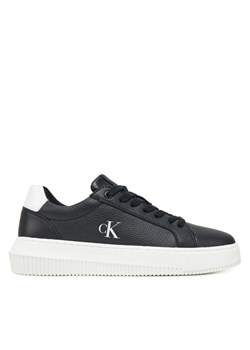 Calvin Klein Jeans Sneakersy Chunky Cupsole Low Mg YW0YW01769 Czarny ze sklepu MODIVO w kategorii Buty sportowe damskie - zdjęcie 182667958