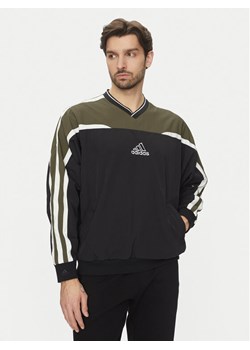 adidas Bluza Cutline JD5395 Czarny Loose Fit ze sklepu MODIVO w kategorii Bluzy męskie - zdjęcie 182667988