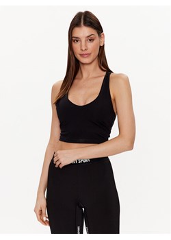 DKNY Sport Top DP2T9141 Czarny Regular Fit ze sklepu MODIVO w kategorii Bluzki damskie - zdjęcie 182668006