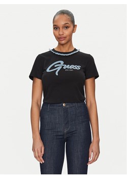 Guess T-Shirt W5GI03 I3Z14 Czarny Regular Fit ze sklepu MODIVO w kategorii Bluzki damskie - zdjęcie 182668027