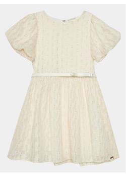 Guess Sukienka codzienna J4RK07 WFYL0 Beżowy Regular Fit ze sklepu MODIVO w kategorii Sukienki dziewczęce - zdjęcie 182668049