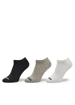 adidas Skarpety stopki unisex Thin Linear Low-Cut Socks 3 Pairs IC1300 Szary ze sklepu MODIVO w kategorii Skarpetki męskie - zdjęcie 182668146
