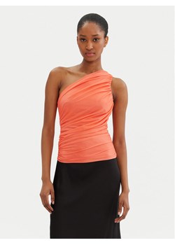 PINKO Top 105048 A2F1 Koralowy Slim Fit ze sklepu MODIVO w kategorii Bluzki damskie - zdjęcie 182668149