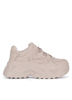 DeeZee Sneakersy LZ0893-01 Beżowy ze sklepu MODIVO w kategorii Buty sportowe damskie - zdjęcie 182668236