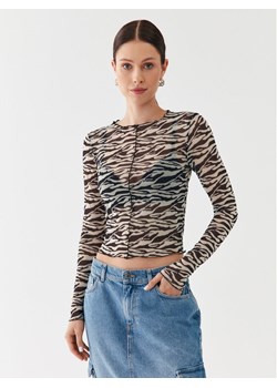 ONLY Bluzka 15315812 Beżowy Regular Fit ze sklepu MODIVO w kategorii Bluzki damskie - zdjęcie 182668275
