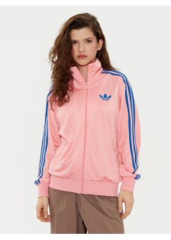 adidas Bluza adicolor Classic Firebird JP2302 Różowy Loose Fit ze sklepu MODIVO w kategorii Bluzy damskie - zdjęcie 182668495