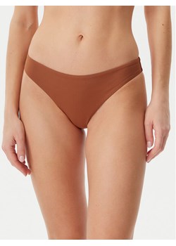 Calvin Klein Swimwear Dół od bikini KW0KW02705 Brązowy ze sklepu MODIVO w kategorii Stroje kąpielowe - zdjęcie 182668607