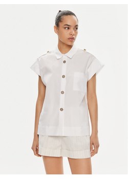 TWINSET Koszula 241TT2194 Biały Loose Fit ze sklepu MODIVO w kategorii Koszule damskie - zdjęcie 182668706