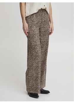 b.young Spodnie materiałowe 20813280 Brązowy Regular Fit ze sklepu MODIVO w kategorii Spodnie damskie - zdjęcie 182668815