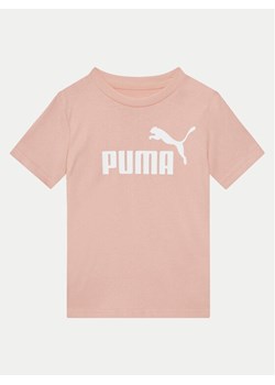 Puma T-Shirt Ess No. 1 Logo 684892 Różowy Regular Fit ze sklepu MODIVO w kategorii Bluzki dziewczęce - zdjęcie 182668827