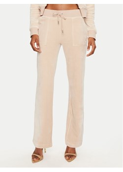 Juicy Couture Spodnie dresowe Del Ray JCAP180 Różowy Regular Fit ze sklepu MODIVO w kategorii Spodnie damskie - zdjęcie 182668905
