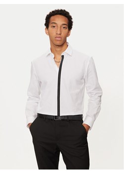 Hugo Koszula Keidi 50524849 Biały Slim Fit ze sklepu MODIVO w kategorii Koszule męskie - zdjęcie 182668907