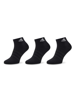 adidas Zestaw 3 par niskich skarpet unisex Thin and Light Ankle Socks 3 Pairs IC1282 Czarny ze sklepu MODIVO w kategorii Skarpetki damskie - zdjęcie 182669005