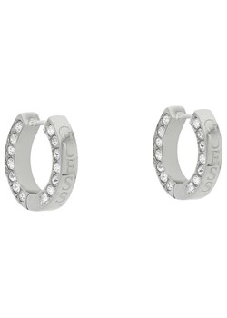 Guess Kolczyki Circle Lights JUBE03 160JW Srebrne rodowanie ze sklepu MODIVO w kategorii Kolczyki - zdjęcie 182669046