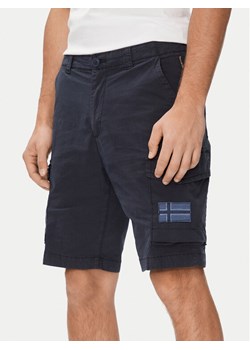 Napapijri Szorty materiałowe N-Horton NP0A4HOS Granatowy Regular Fit ze sklepu MODIVO w kategorii Spodenki męskie - zdjęcie 182669147
