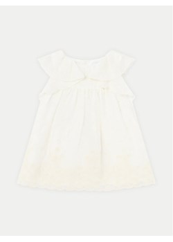 Mayoral Sukienka elegancka 1907 Écru Regular Fit ze sklepu MODIVO w kategorii Sukienki niemowlęce - zdjęcie 182669158