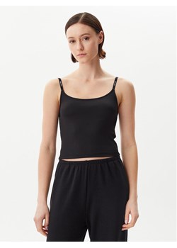 Calvin Klein Jeans Top Logo J20J225312 Czarny Slim Fit ze sklepu MODIVO w kategorii Bluzki damskie - zdjęcie 182669159