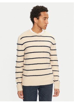 Brave Soul Sweter MK-248OSLO Beżowy Regular Fit ze sklepu MODIVO w kategorii Swetry męskie - zdjęcie 182669267