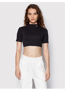 Reebok Bluzka HG1165 Czarny Slim Fit ze sklepu MODIVO w kategorii Bluzki damskie - zdjęcie 182669268