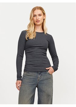 JJXX Bluzka Freya 12200404 Szary Stretch Fit ze sklepu MODIVO w kategorii Bluzki damskie - zdjęcie 182669356