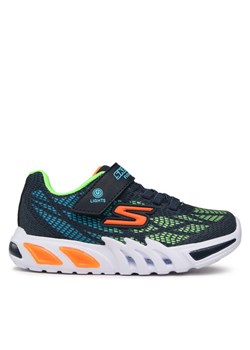 Skechers Sneakersy Vorlo 400137L/NVMT Granatowy ze sklepu MODIVO w kategorii Buty sportowe dziecięce - zdjęcie 182669357