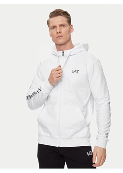 EA7 Emporio Armani Bluza 8NPM13 PJ05Z 1100 Biały Regular Fit ze sklepu MODIVO w kategorii Bluzy męskie - zdjęcie 182669429