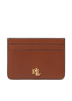 Lauren Ralph Lauren Etui na karty kredytowe Slim Card 432876732002 Brązowy ze sklepu MODIVO w kategorii Etui - zdjęcie 182669527
