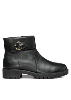 Geox Botki D Hoara D46FTB 04643 C9999 Czarny ze sklepu MODIVO w kategorii Botki - zdjęcie 182669609