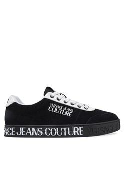 Versace Jeans Couture Sneakersy 78YA3SK6 Czarny ze sklepu MODIVO w kategorii Buty sportowe męskie - zdjęcie 182669666