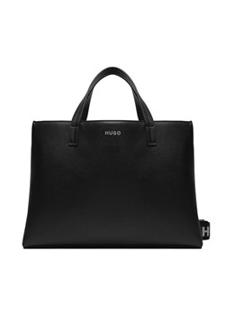 Hugo Torebka Bel 50490150 Czarny ze sklepu MODIVO w kategorii Torby Shopper bag - zdjęcie 182669696