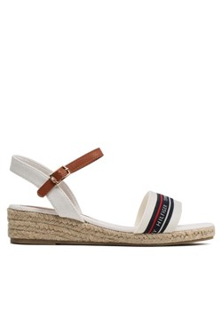 Tommy Hilfiger Espadryle Rope Wedge T3A7-32777-0048X100 S Biały ze sklepu MODIVO w kategorii Espadryle damskie - zdjęcie 182669715