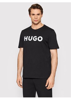 Hugo T-Shirt Dulivio 50467556 Czarny Regular Fit ze sklepu MODIVO w kategorii T-shirty męskie - zdjęcie 182669759