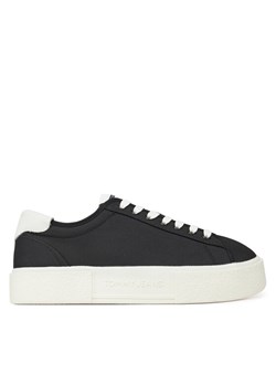 Tommy Jeans Sneakersy Tjw Flatform Canvas Sneaker EN0EN02792 Czarny ze sklepu MODIVO w kategorii Buty sportowe damskie - zdjęcie 182669837