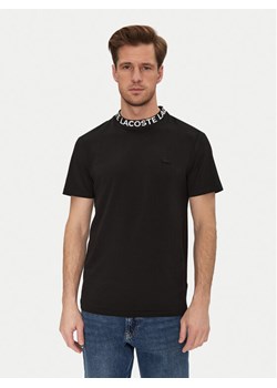 Lacoste T-Shirt TH9582 Czarny Regular Fit ze sklepu MODIVO w kategorii T-shirty męskie - zdjęcie 182669875