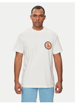 Lee T-Shirt Varsity 112350085 Écru Relaxed Fit ze sklepu MODIVO w kategorii T-shirty męskie - zdjęcie 182670115
