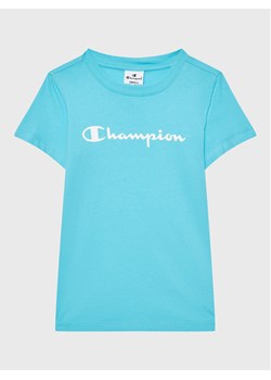Champion T-Shirt 404541 Niebieski Regular Fit ze sklepu MODIVO w kategorii T-shirty chłopięce - zdjęcie 182670129