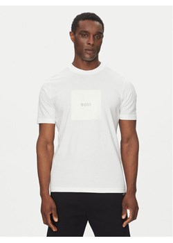 BOSS T-Shirt Logo 50538096 Biały Regular Fit ze sklepu MODIVO w kategorii T-shirty męskie - zdjęcie 182670186