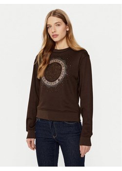 Guess Bluza W5RQ05 K7EX1 Brązowy Regular Fit ze sklepu MODIVO w kategorii Bluzy damskie - zdjęcie 182670197