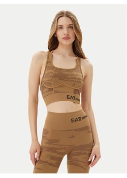 EA7 Emporio Armani Biustonosz sportowy 7W000517 AF13714 U6054 Brązowy ze sklepu MODIVO w kategorii Biustonosze - zdjęcie 182670256