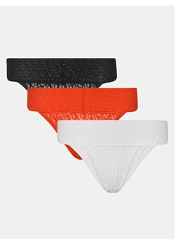 Calvin Klein Underwear Komplet 3 par fig klasycznych LV00QD5305 Kolorowy ze sklepu MODIVO w kategorii Majtki damskie - zdjęcie 182670269