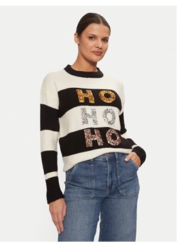 Brave Soul Sweter LKX-230TRIHO Écru Regular Fit ze sklepu MODIVO w kategorii Swetry damskie - zdjęcie 182670316